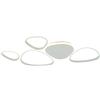 - Plafoniera LED Gil 2950 lm 3000-6000K 90,5x52x4 cm bianco
