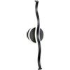 Applique LED Leyla 460 lm 4000K 10x39,5x8,5 cm nero