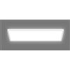 Brilo Plafoniera LED Slim 3000lm 4000K 58x20 cm Bianca