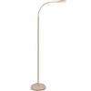 Lampada da terra a LED Brilo Megg orientabile dimmerabile touch beige 21x150 cm