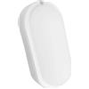 Plafoniera LED Eco easy ovale 1200 Lm bianco 16x8,5 cm