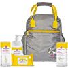 Babygella Kit Completo con Borsa Zaino, Materassino per Cambio e Prodotti Babygella per la Cura del Neonato, Idea Regalo Neomamma