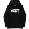 Vans Classic Vans PO, Felpa con Cappuccio Unisex - Bambini, Black, M