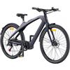 ENGWE MapFour N1 Pro City Bici elettrica, motore centrale da 250W, batteria da 36 V 10 Ah, 25 km/h - Grigio