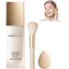 VLSVLS Miraglow Fondotinta Adattivo over 50, MiraGlow Fondotinta Adattivo Pelli Mature, Coprenza Naturale Texture Idratante Trucco a Lunga Tenuta