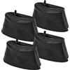 ECOVELO 4 Pezzi Camere d'Aria 20 x 4.0 AV Schrader Valve 20 Pollici Fat Bike 20x4.00 Ruota Pneumatico Fat 20 Pollici Bici Elettrica