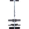 Hamwesh Macchina per Tracciare Linee di Campo, Macchina per Tracciare Linee di Altezza 70-80 Cm, Applicatore di Nastro con Impugnatura Ergonomica Ruote Girevoli per Campi da Basket Parcheggi