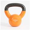 Nilox, Kettlebell 4 Kg, Peso Palestra e per Allenamento a Casa, Kettlebell con Impugnatura Confortevole e Base Piatta Antirotolamento, Allenamento Casalingo, Peso Fisso 4 Kg, Interni in Ghisa