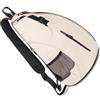 Generic Borsa a Tracolla da Tennis Resistente Spazioso Zaino Sportivo Impermeabile per Usi Casual Dimensioni 12,99x5,51x19,29 Pollici (Beige)