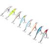 Bediffer Set di Esche da Pesca per Pesciolini da 8 Pezzi, Esca Dura Affondante Artificiale con Occhi 3D per la Pesca Fluviale, 5 Cm/3 G, Plastica Resistente
