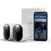 Arlo Ultra 3 Telecamera WiFi Esterno Senza Fili 4K UHD, riconoscimento AI, visione notturna a colori, audio bidirezionale, compatibile con Alexa, prova Arlo Secure inclusa, 2 Telecamere + Smarthub