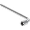 GEDORE Chiave a pipa Piegata, Chiave a Bussola Rotonda, 17 mm, Attacco Quadro, Lunga 280 mm, Chiave a Bussola Profonda, per Dadi e Viti, 25 V 17, Acciaio Cromato