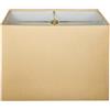 Royal Designs, Inc. Royal Designs - Paralume rettangolare con retro rigido, oro antico, (12,7 x 25,4 x 25,4 x 24,5 cm)