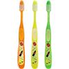 President 1 SPAZZOLINO KIDS JUNIOR BAMBINI 5-11 ANNI. Testina compatta, Setole con ciuffo a taglio scalare, punte arrotondate. Pulisce anche tra gli spazi interdentali. Un pezzo, colori assortiti