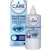 CARE for you, Soluzione Unica Plus - Liquido Lenti a Contatto Morbide, Idrata e Lubrifica, Soluzione Salina per Lenti, Deterge e Disinfetta, 360 ml