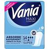 Vania - Asciugamani Igienici, Maxi Comfort, Super, 14 Asciugamani Donna