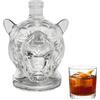 Generico Bottiglia Di Whisky - Decanter Per Liquore In, A Forma Di Testa Di Tigre | Gadget Da Bar Da Collezione, Elegante Contenitore Per Bevande, Elegante Caraffa Per Liquori Per Bourbon, Whisky, Brandy