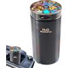 Generic Umidificatore portatile - Diffusore di silenzioso per piccoli spazi, camera da letto e auto, umidificatore per uso personale, luce notturna a LED colorata, design ricaricabile USB, funzione di