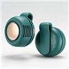 VersaGenius Mini ventilatore a clip, ciclone portatile senza pale, ricaricabile, alimentato a batteria, con clip su USB, ventilatore da scrivania, ventilatore per vita e collo (verde)