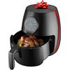 Avilia Friggitrice ad Aria 7.5Litri, Air Fryer Risparmio Energetico, con Funzioni su LED Display, Cestello Facile da Pulire, 1600W - Perfetta per Regalo di Natale