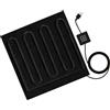 Genérico Coperta elettrica - Fibra di carbonio Grafene 30 x 30 x 6 cm | Maniglia riscaldante per auto con interfaccia USB | Coperte termiche | Coperta riscaldante portatile per auto, casa, viaggi, calore