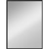 HOMCOM Specchio da parete rettangolare con cornice in legno, 76 x 101 cm, nero | Aosom Italy