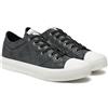 GUESS, FMPISLPAC12, Scarpe Sneaker Logo Stampa Moda Fashion Casual Unisex (Coal Black, Sistema Taglie Calzature EU, Adulto, Numero, Media, 44)