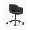 Westwing Collection Sedia da scrivania imbottita con seduta stretta Fiji -