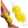 Generic Spugna da bagno - 20 x 60 cm, grande spugna marina naturale, esfoliante morbida, scrubber per il corpo resistente, detergente delicato per la pelle per doccia, spa, routine di bagno quotidiana