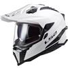 LS2, Casco Moto Cross EXPLORER SOLID Gloss White, XL