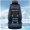 CUCUKAKA Coprisedile Auto con Ventilazione con 24 Ventole, 3 Livelli Regolabili Coprisedili Auto Estivi, Coprisedile Estivo per Viaggiatori, Conducenti Car,Blue-12V