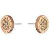 Tommy Hilfiger Jewelry Orecchini a Perno da Donna in Oro Rosso con Cristalli - 2780567