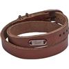 Fossil Bracciale Da Uomo Heritage, Lunghezza: 450 mm, Larghezza: 17 mm Bracciale In Pelle Marrone, JF04127200