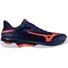 Mizuno Wave Exceed Court CC Beacon Blue/Lava Orange/White da Uomo