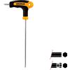 WOLFPACK LINEA PROFESIONAL 2104515 Chiave a brugola con Sfera Manico Forma T 4,0 mm. con Gancio