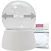 SNOWGLOBE for you - DO IT YOURSELF Snowglobe for You, 40002, Palla di Vetro per Palla di Neve Fai da Te, 65 mm, Base in Porcellana