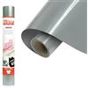 Siser EcoStretch Argento, 30cm x 0,5mt, Vinile Termotrasferibile Termoadesivo Elastico e Versatile per la Personalizzazione dei Tessuti e Abbigliamento Sportivo, Facile da Tagliare