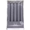 DONAU HOME Set di 10 candele a stelo lisce, in cartone, 17 x 2 cm, non profumate, cilindriche, per decorare il soggiorno, il bagno, 6 ore di combustione/candele
