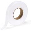 Elalove Nastro termoadesivo per tessuti, 2 cm x 60 m, nastro biadesivo per tessuti per cucito, fliselina termoadesiva per tessuti, Bianco