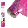 Siser Holographic Fuchsia, 30cm x 0,5mt, Vinile Termotrasferibile Termoadesivo Olografico per la Personalizzazione dei Tessuti, Abbigliamento e Accessori, Hobby Creativi, Facile da Tagliare