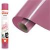 Siser EcoStretch Fucsia, 30cm x 0,5mt, vinile termotrasferibile termoadesivo per la personalizzazione di capi d'abbigliamento e indumenti sportivi, materiale per hobby creativi, facile da tagliare.