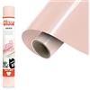 Siser EcoStretch Rosa Quarzo, 30cm x 0,5mt, vinile termotrasferibile termoadesivo per la personalizzazione di capi d'abbigliamento e indumenti sportivi, materiale per hobby creativi