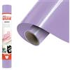 Siser EcoStretch Lilla, 30cm x 0,5mt, vinile termotrasferibile termoadesivo per la personalizzazione di capi d'abbigliamento e indumenti sportivi, materiale per hobby creativi, facile da tagliare.