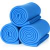 ALCLEAR A3JB set coperte in pile, 3 pezzi, blu jeans, 130x160 cm, morbide | oltre 200 g/m², Oeko-Tex, coperta per divano, casa e picnic, plaid, senza pelucchi, facile da curare, calda