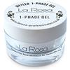 La Rosa Productos Profesionales Builder Gel Per Unghie Uv/led - Flessibile E Moderatamente Spesso, Molto Buono Proprietà Adesive - Rosa Latteo, color Clear - Monofasico, 30 ml