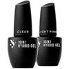 YES!YOU 15 ml UV Nail Base Coat + Kit Top Coat, Shellac Nail Polish Base Coat + Set Top Coat, Shellac Set, Kit Smalto Gel, 2 Pezzi