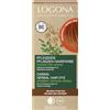 LOGONA Naturkosmetik Colorante vegetale per capelli in polvere vegana con henné biologico per colori intensi e lucentezza, colore per capelli vegetali rosso hennarot (rosso), 1 x 100 g
