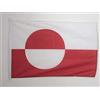 AZ FLAG Bandiera Groenlandia 90x60cm per Esterno - Bandiera Danese 60 x 90 cm