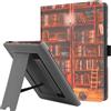 HGWALP Custodia universale per 6-7 pollici eReaders, Folio Stand Cover con cinturino compatibile con Kindle Paperwhite/Colorsoft/Kobo/Tolino/Pocketbook/Sony 6 6.8 7 E-Book Reader-LBY