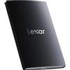 Lexar SL500 4TB SSD Esterno, SSD Portatile USB3.2 Gen2x2, PSSD fino a 2000MB/s lettura, 1800MB/s scrittura, unità a stato solido esterna compatibile con iPhone serie 15/Mac/PS5/XBOX